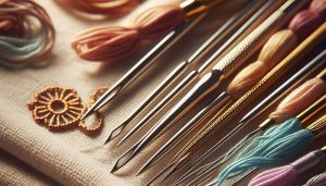 سوزن مناسب برای گلدوزی