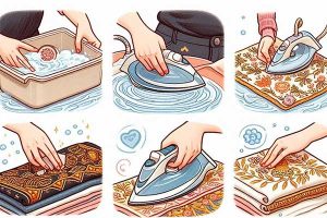 نحوه شستن و اتوکشی پارچه گلدوزی شده