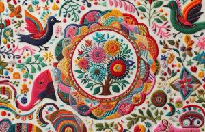 بهترین پارچه گلدوزی