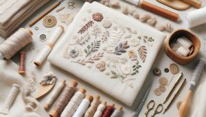 انواع پارچه خامه‌دوزی