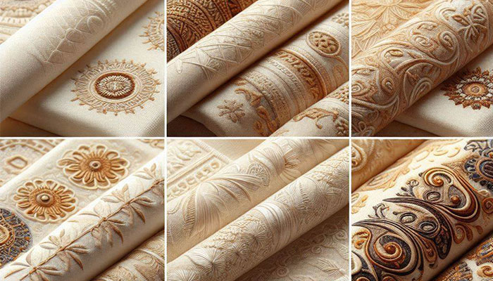 معرفی انواع پارچه خامه‌دوزی