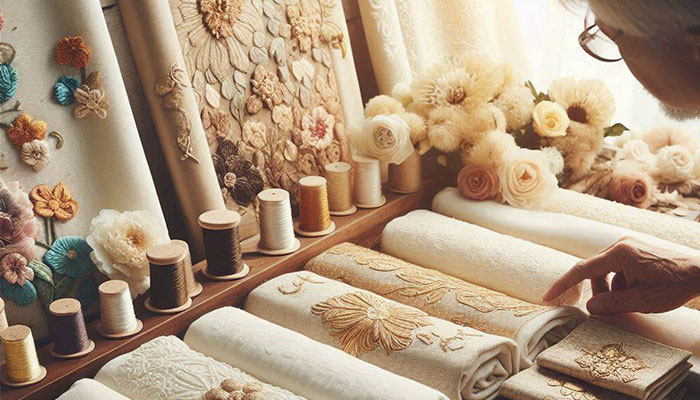 نگهداری پارچه‌های خامه‌دوزی