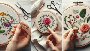 ابزارهای ضروری برای گلدوزی دستی