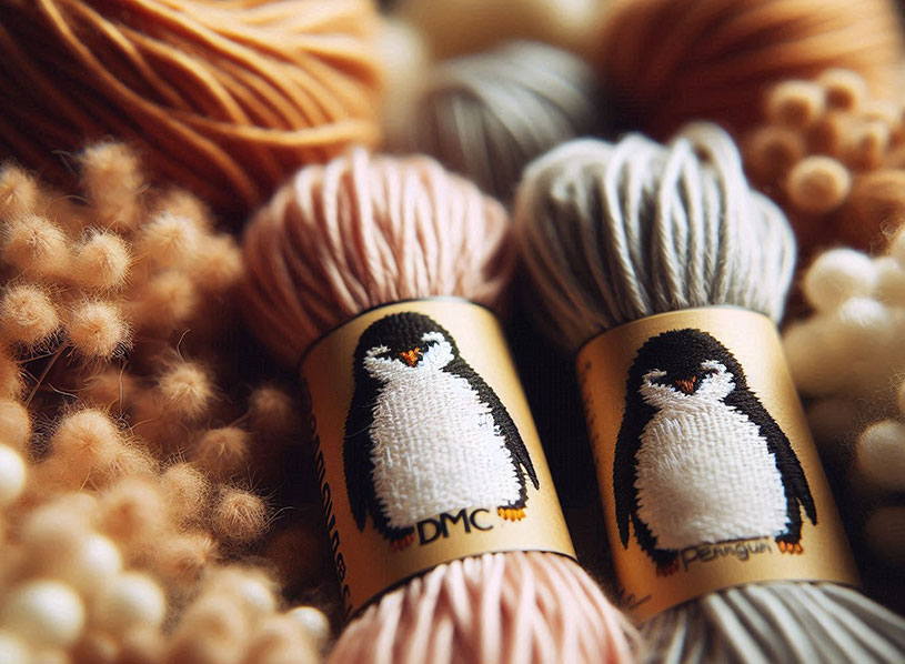 تفاوتهای جزئی در بافت نخها